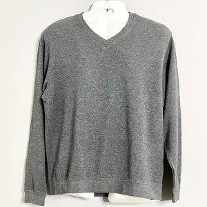 CUTTER & BUCK Men’s Ribbed Pullover Long Sleeve V-Neck Sweater